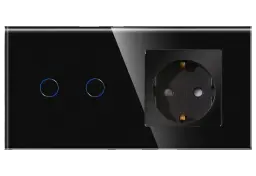 002-intrerupator-dublupriza-rama-sticla-luxion-lx-st-201-mp010-b-negru