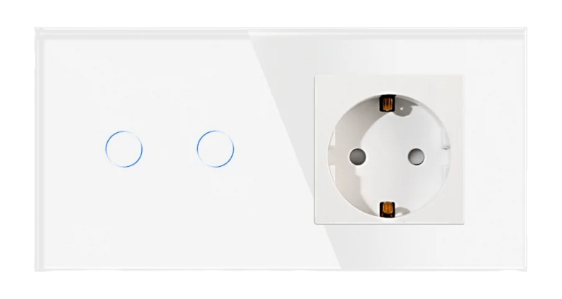 intrerupator-dublu-cap-scara-cruce-priza-cu-rama-din-sticla-luxion-serie-a-alb-min